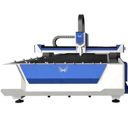 Single Table Cnc Metal Fiber Laser Cutting Machine
