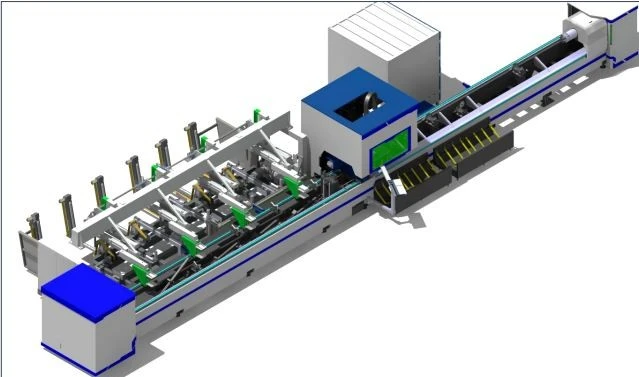 Semi-automatic Loading 0260 CNC Tube Pipe Laser Cutting Machine For Metal