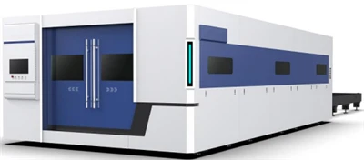 6KW 2060 almashinadigan stol metall lazerni kesish mashinasi